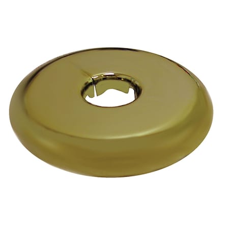 Jones Stephens Polished Brass Flexible Floor And Ceiling Plate 1-12in. IPS F08150